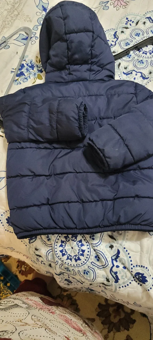 Navy Blue Puffer Jacket image indicator(4)