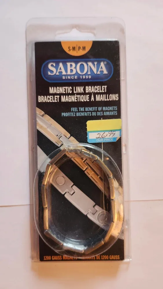 Sabona Magnetic Link Bracelet, Size S/M-P/M image indicator(2)