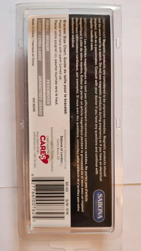 Sabona Magnetic Link Bracelet, Size S/M-P/M image indicator(4)