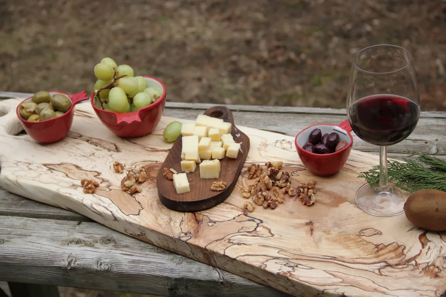 Handmade Wooden Charcuterie Board image indicator(2)