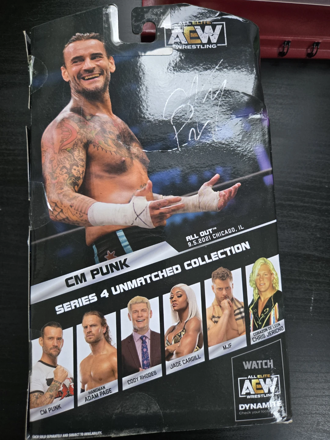 AEW CM Punk Unmatched Collection Action Figure - photo 2