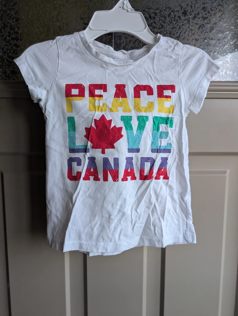 Girls sz 6 short sleeved shirts $3 ea - photo 2