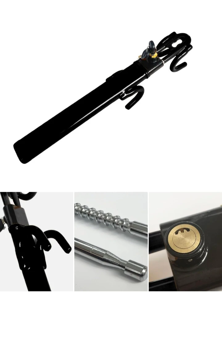 Adjustable Password Steering Wheel Lock - Universal Fit - photo 2