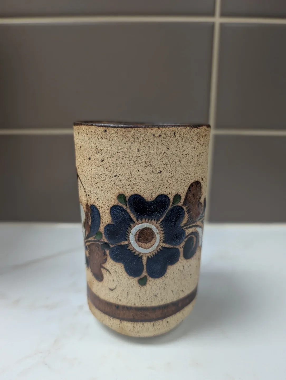 Handcrafted Mexican Pottery Cup thumbnail