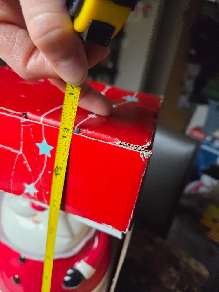 Brand New Big Christmas Santa Ceramic Container with Lid image indicator(6)