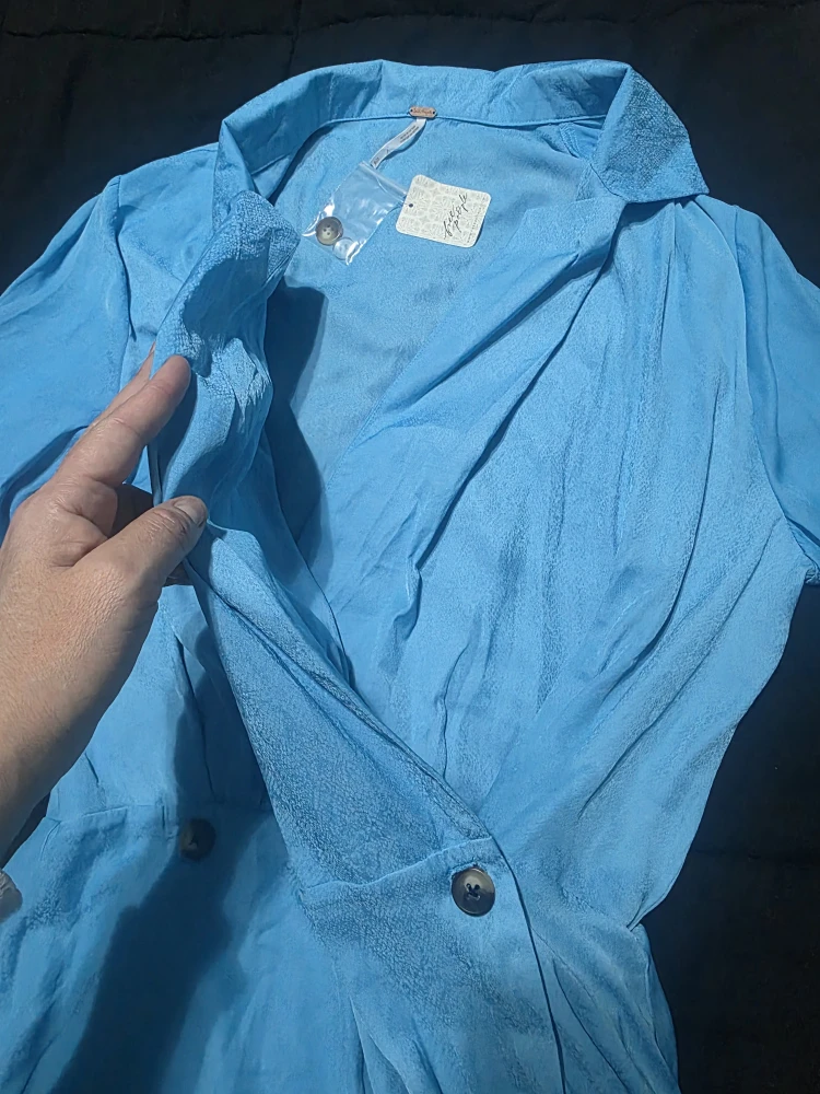 Free People Blue dress 👗 Size M - photo 4