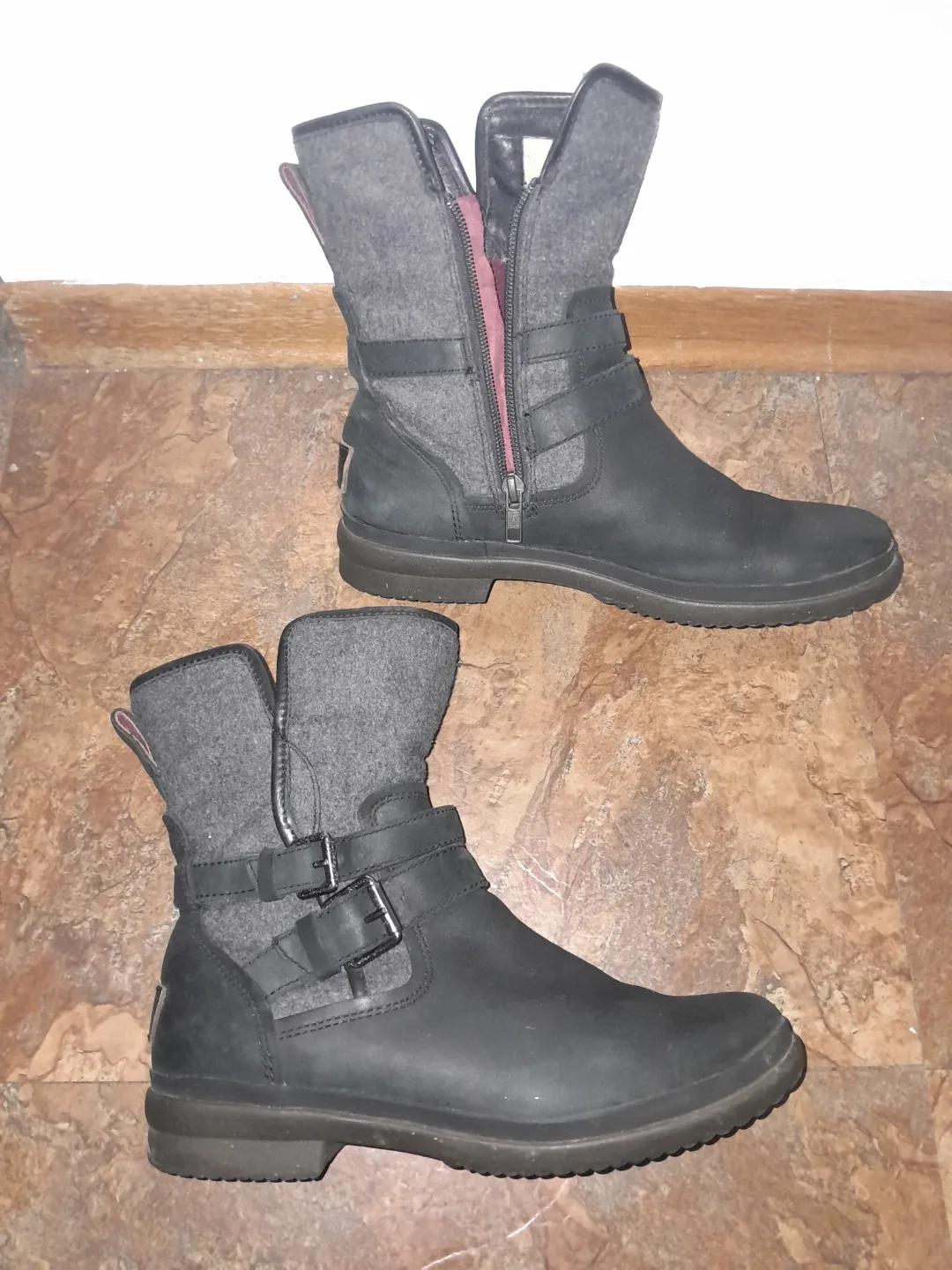 UGG Simmons Waterproof Black Boots