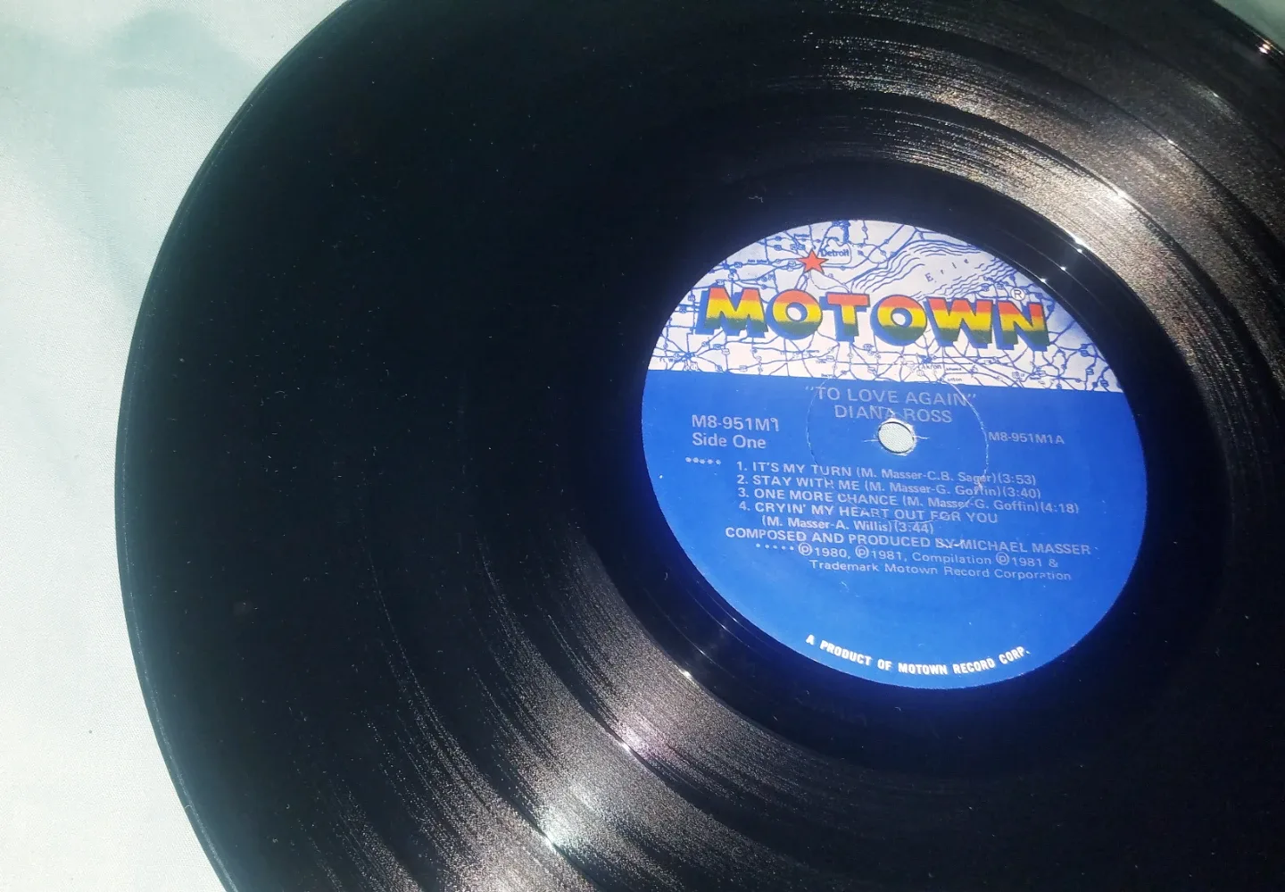 Diana Ross To Love Again VG + Vinyl LP 1981 Motown Records image indicator(8)