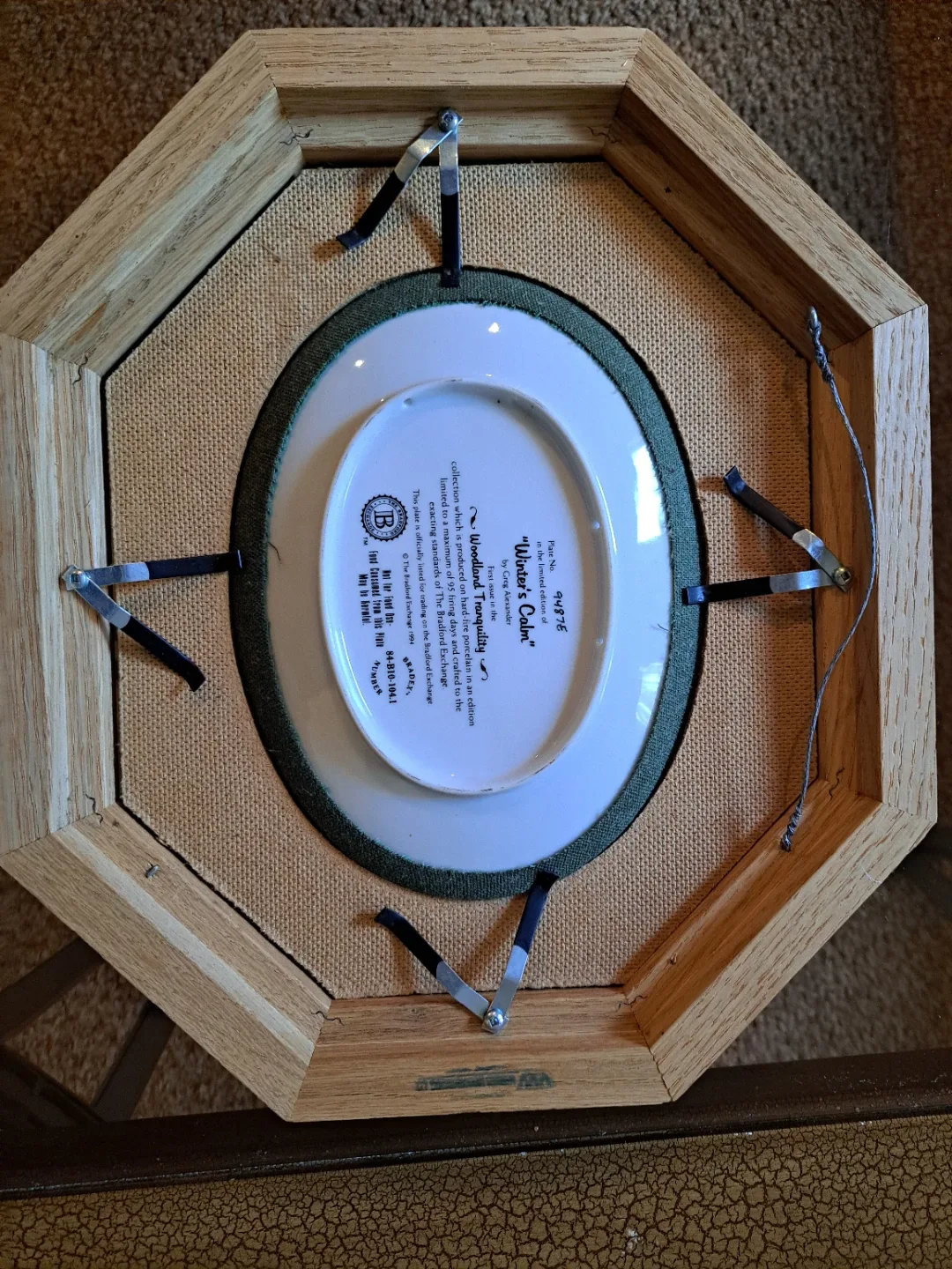 Bradford Exchange "Winter's Calm" Plate image indicator(2)