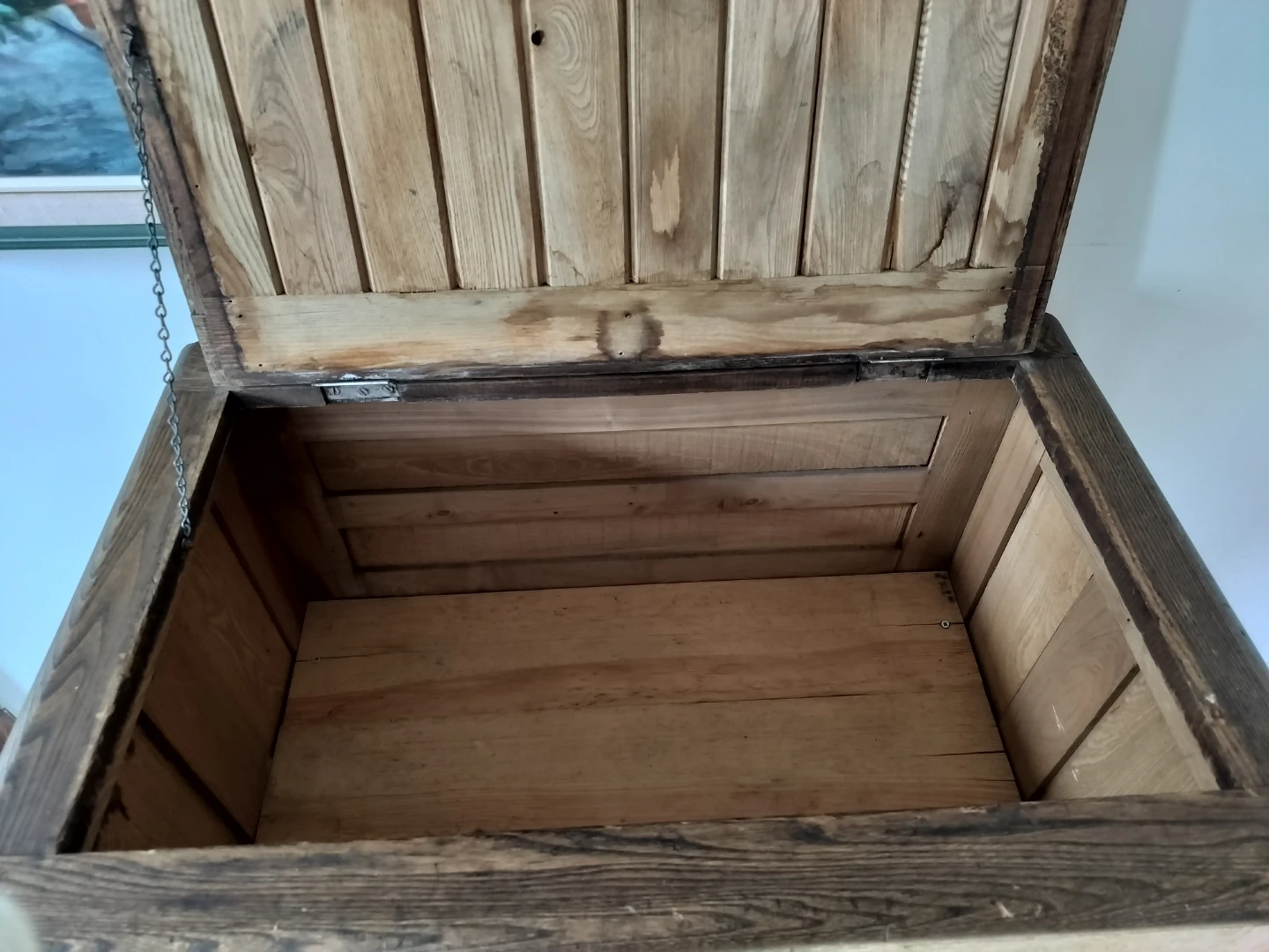 Antique Wooden Ice Box - photo 3