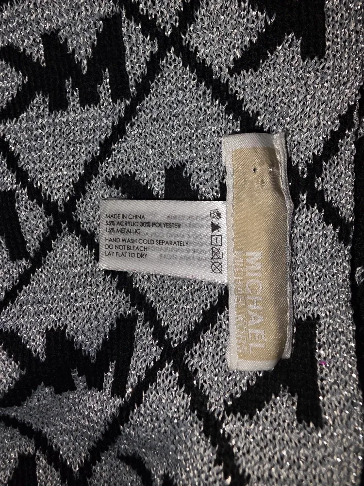 Michael Kors Black & Silver Scarf image indicator(2)