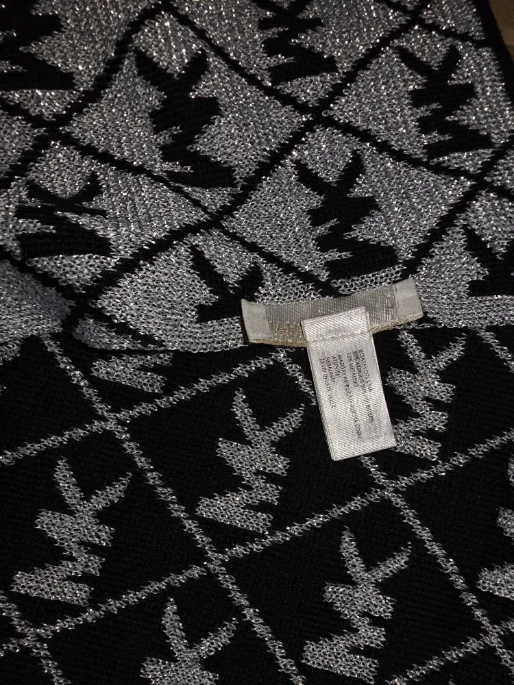 Michael Kors Black & Silver Scarf image indicator(3)