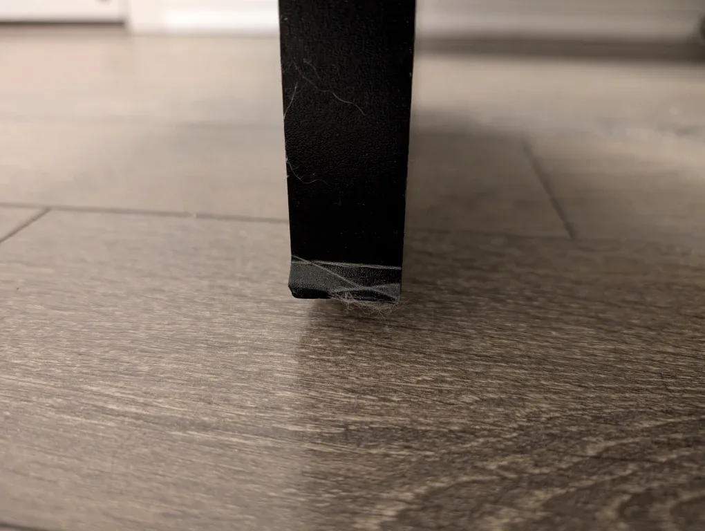 Black Office Desk with 2 Drawers AND CHAIR image indicator(4)