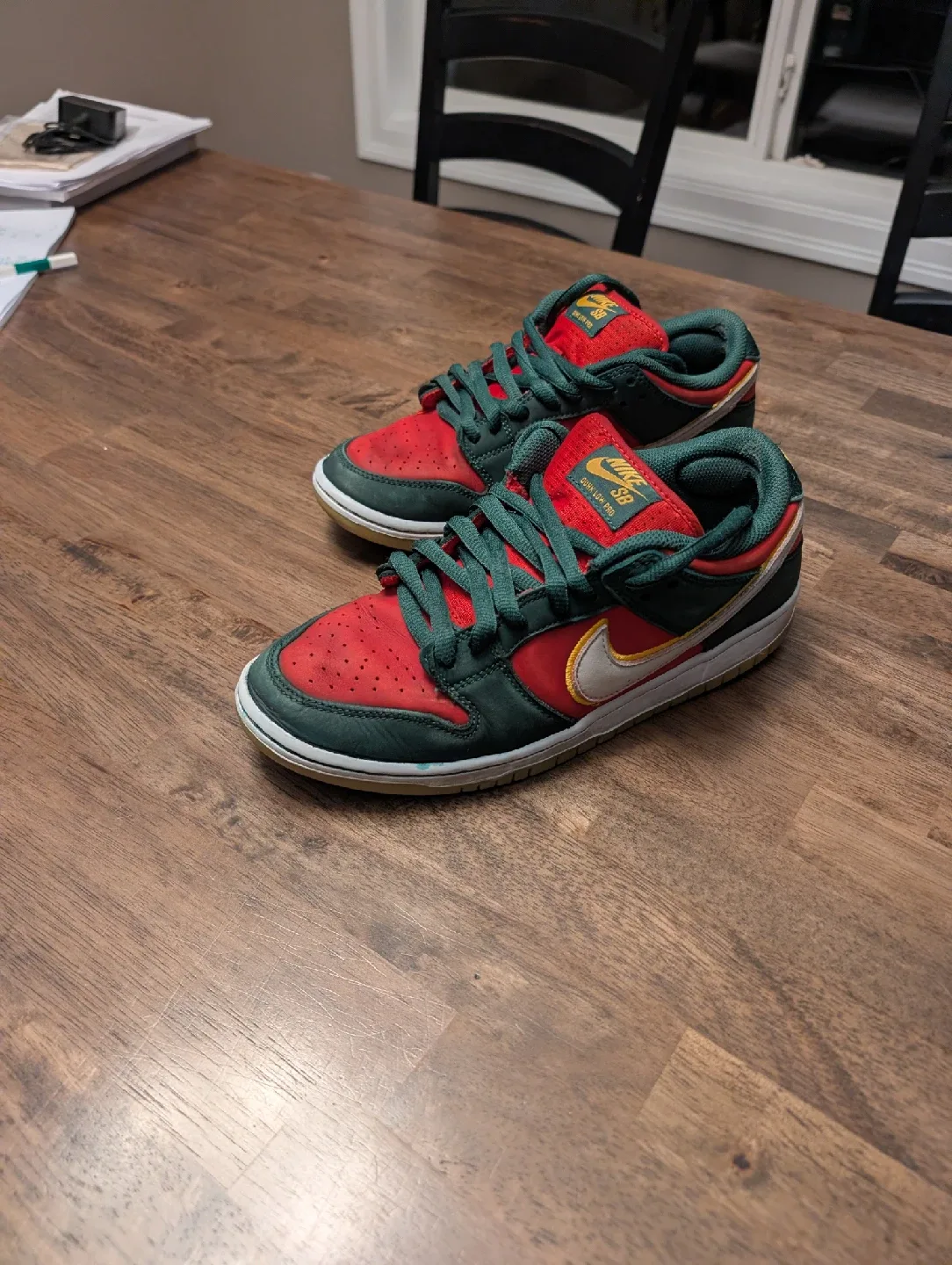 Nike SB Dunk Low Seattle Supersonics size 8 image indicator(2)