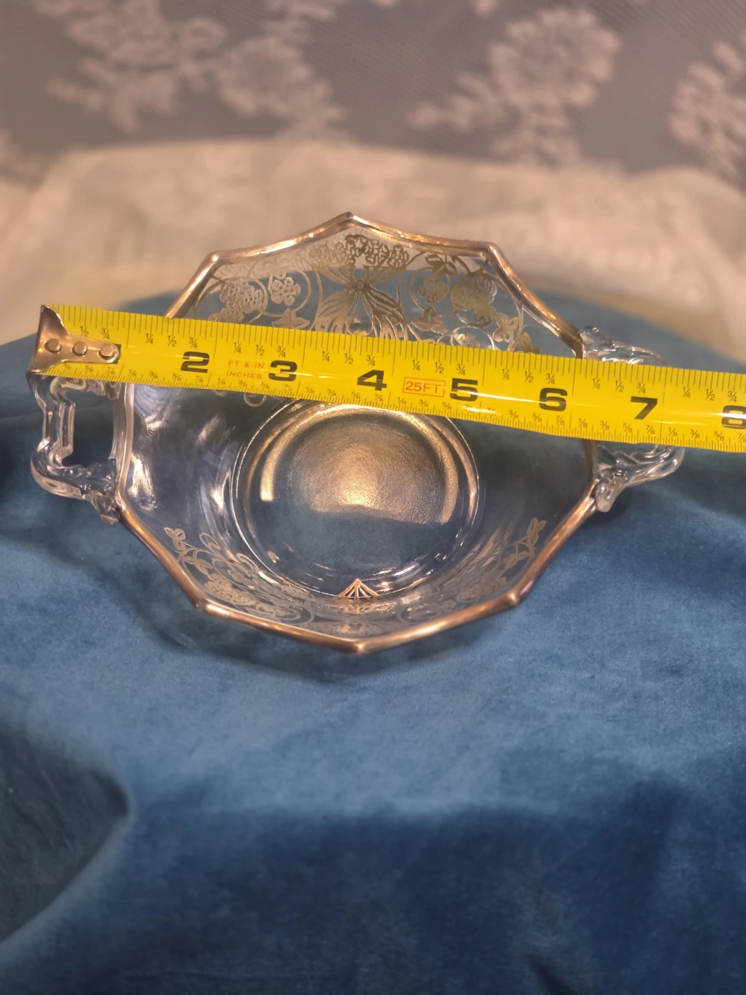Vintage Silver Overlay Bowl - photo 3