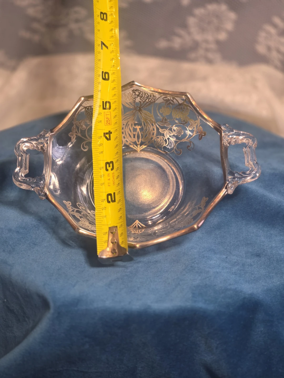 Vintage Silver Overlay Bowl - photo 4