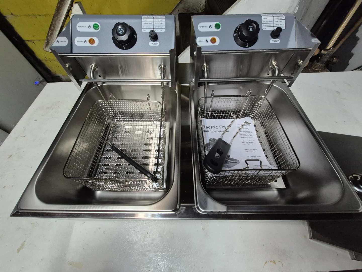NEW Commercial Electric Fryer - Double Basket - photo 2