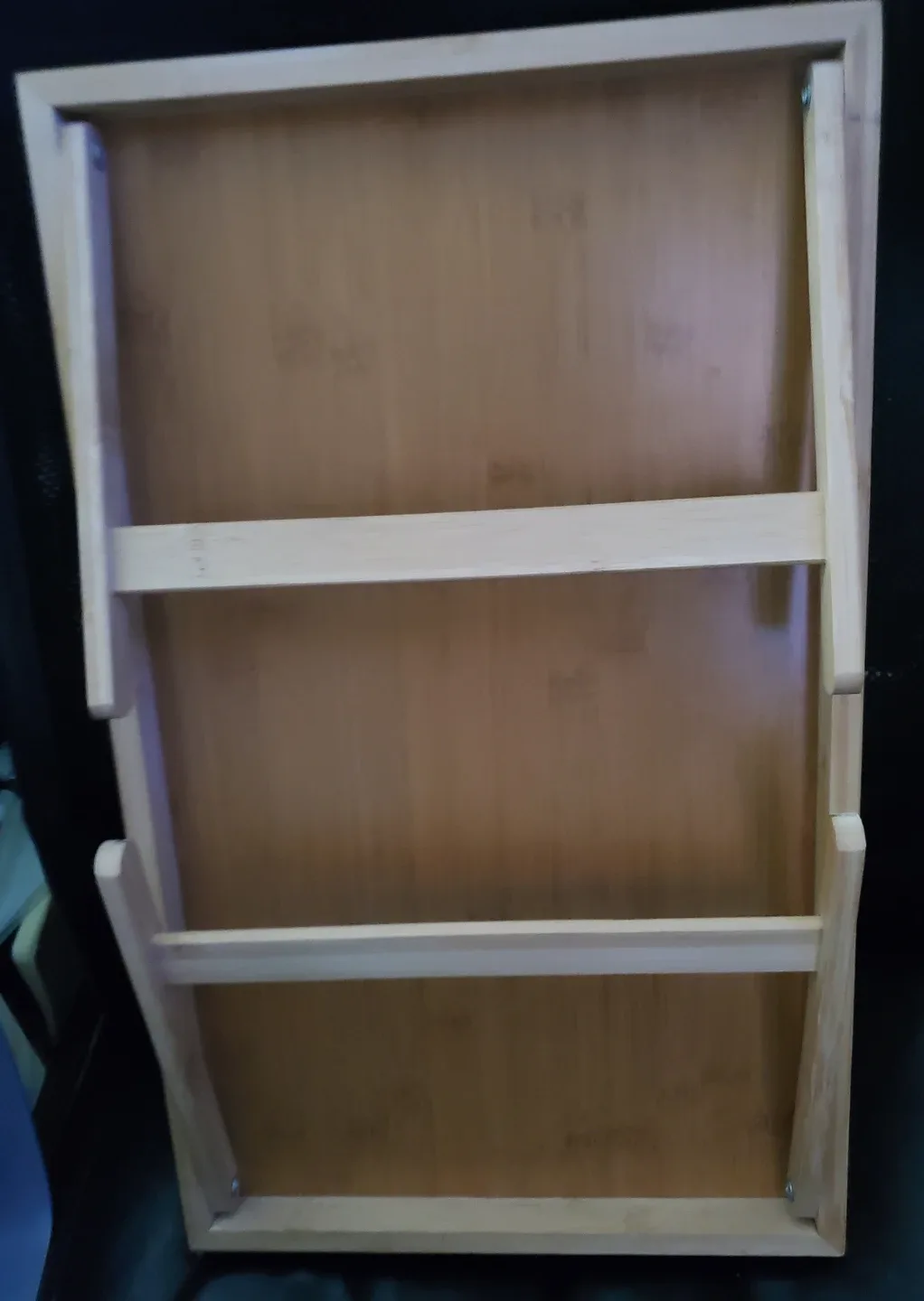 🥕Wooden Bed Tray Table with Folding Legs🥕 image indicator(3)