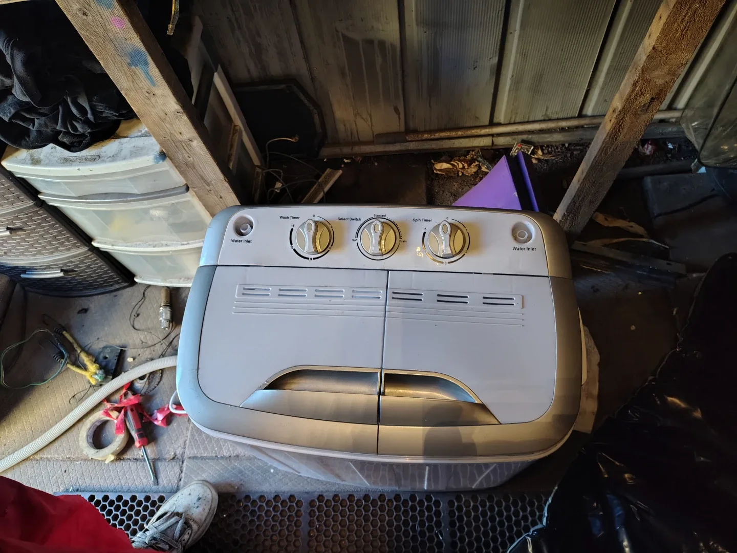 Portable Twin Tub Washing Machine