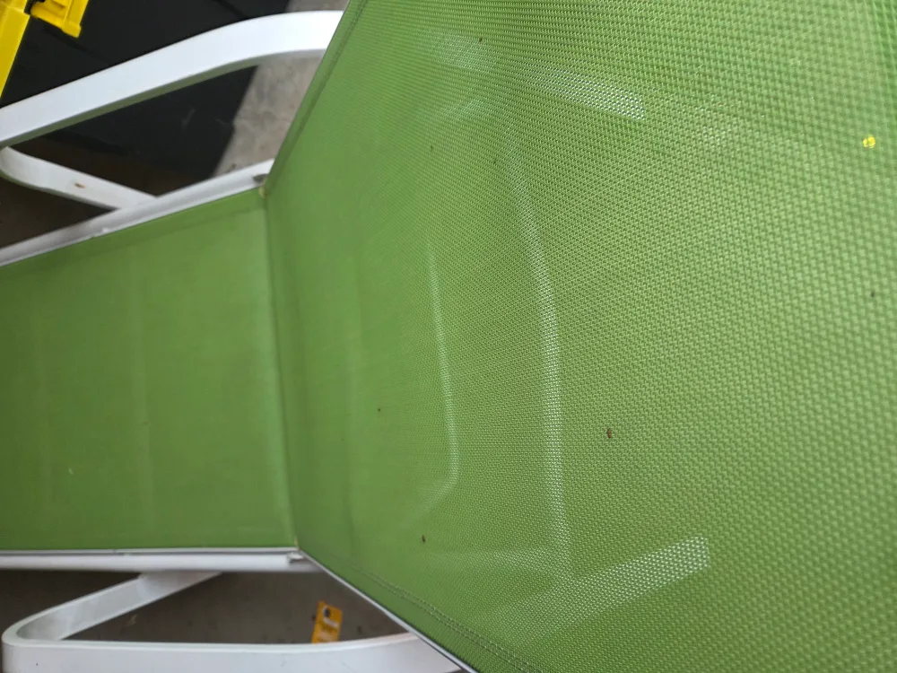 Neon Green & White Folding Beach Chair image indicator(3)