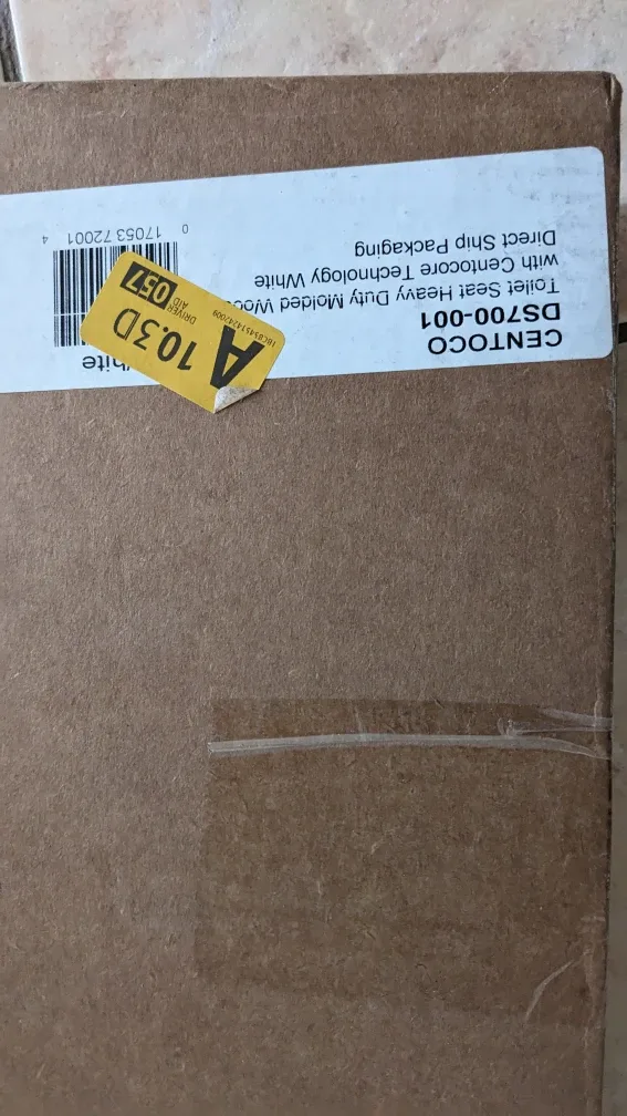 CENTOCO Toilet Seat Heavy Duty White