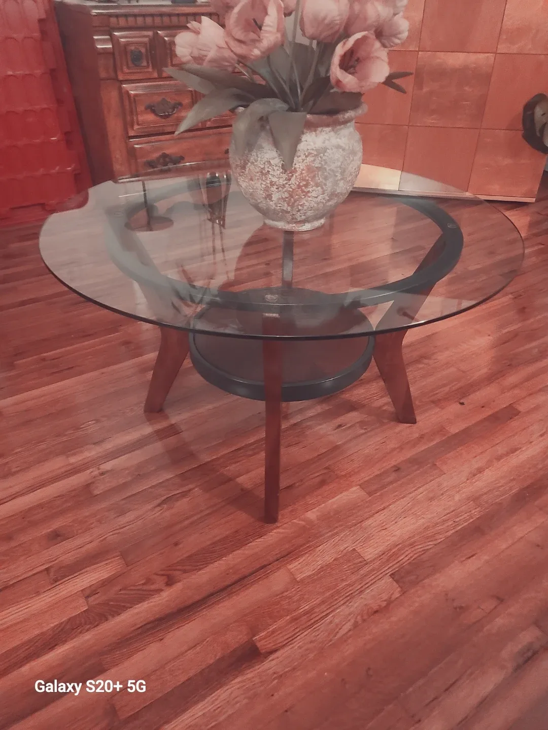 Round Glass Coffee Table
