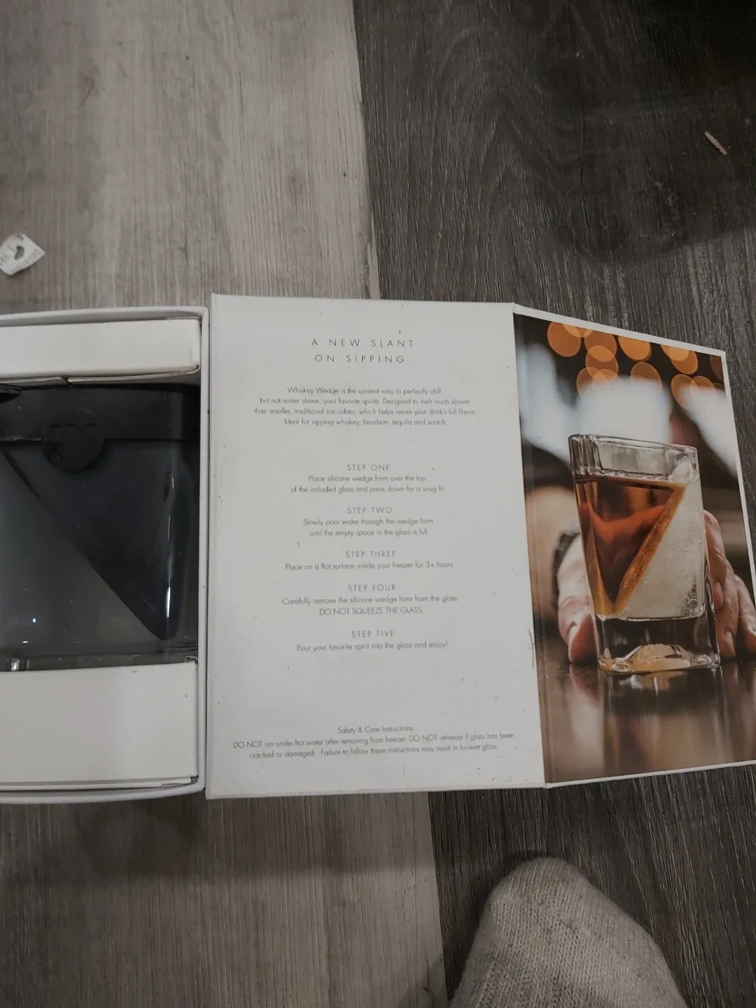 Corkcicle Whiskey Wedge with Glass - New in Box thumbnail