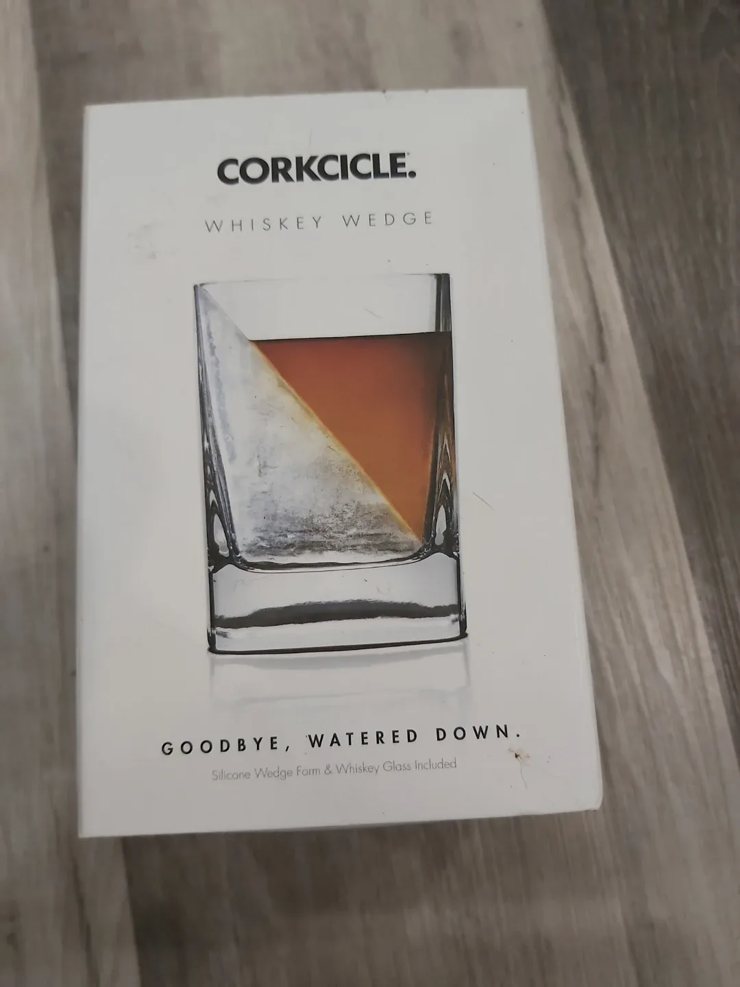 Corkcicle Whiskey Wedge with Glass - New in Box image indicator(2)