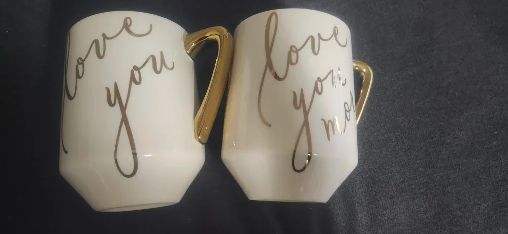 "Love You" & "Love You More" Mugs - Set of 2