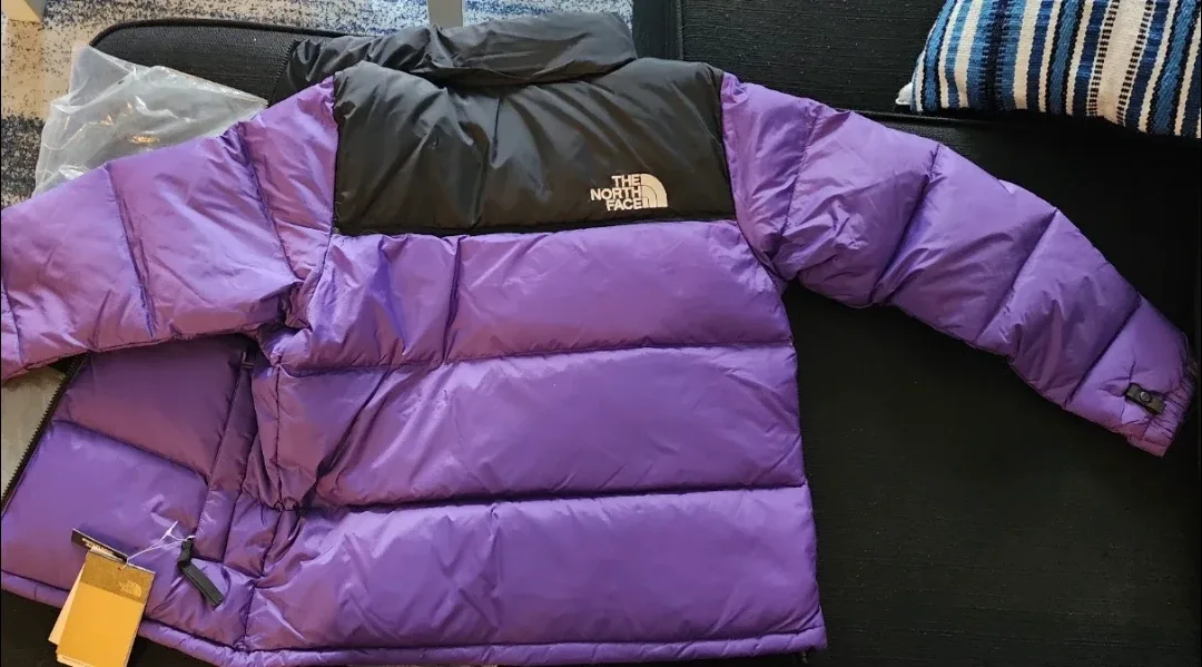 The North Face Puffer Jacket Purple/Black image indicator(2)