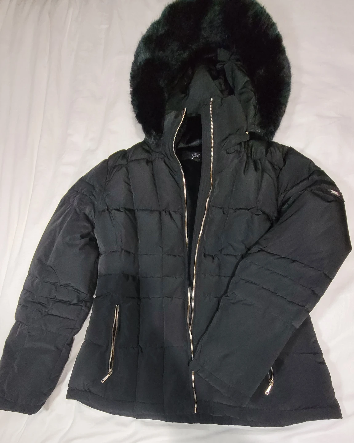 NEW Calvin Klein Black Puffer Jacket - Large (NWT)