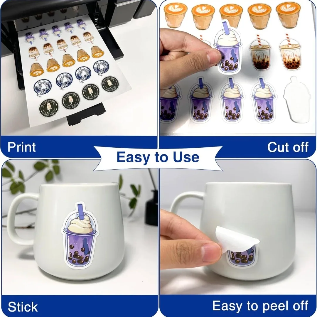 Printable Vinyl Sticker Paper 11"x17" 30 sheets Glossy New image indicator(3)