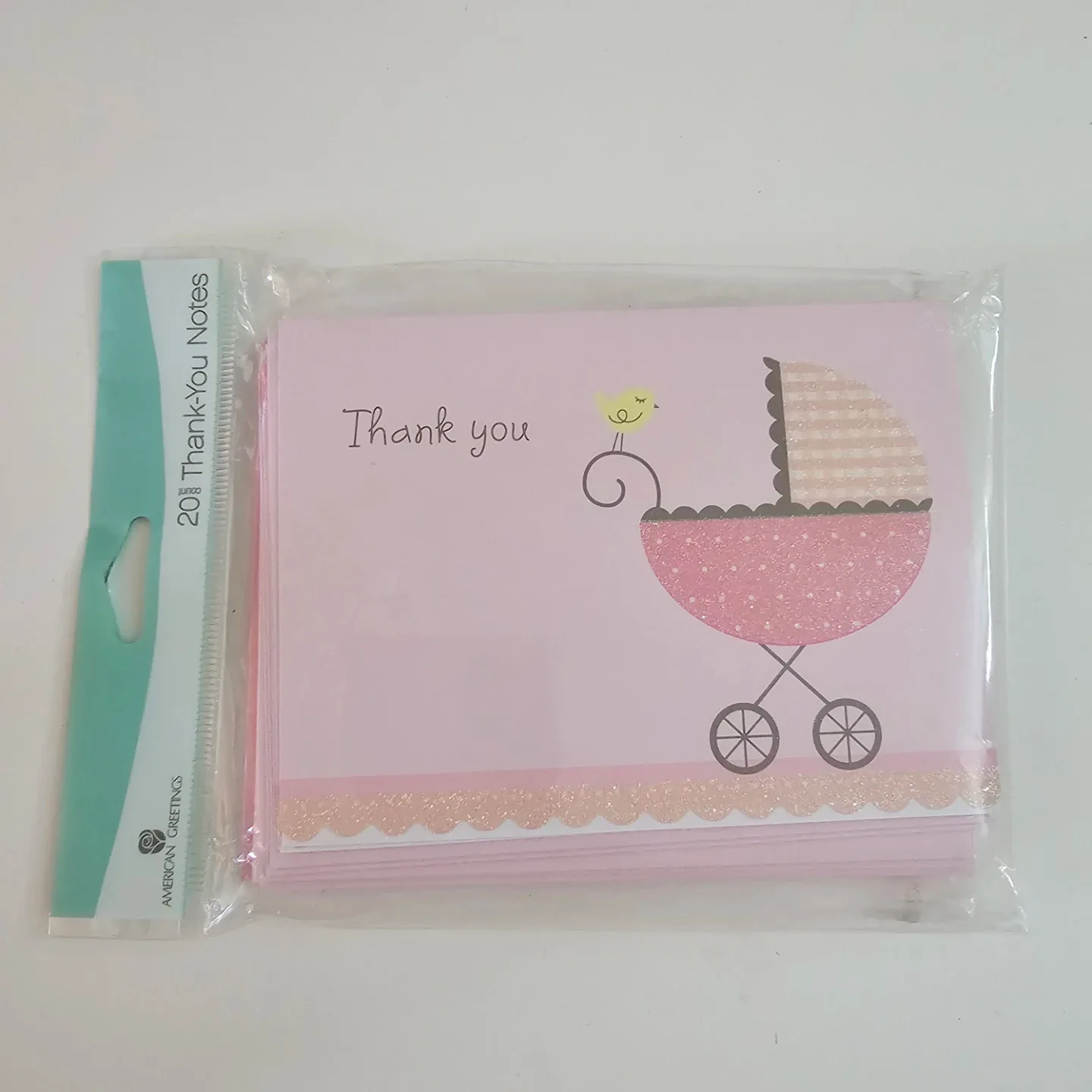 Pink Thank You Notes cards - set of 11 image indicator(2)