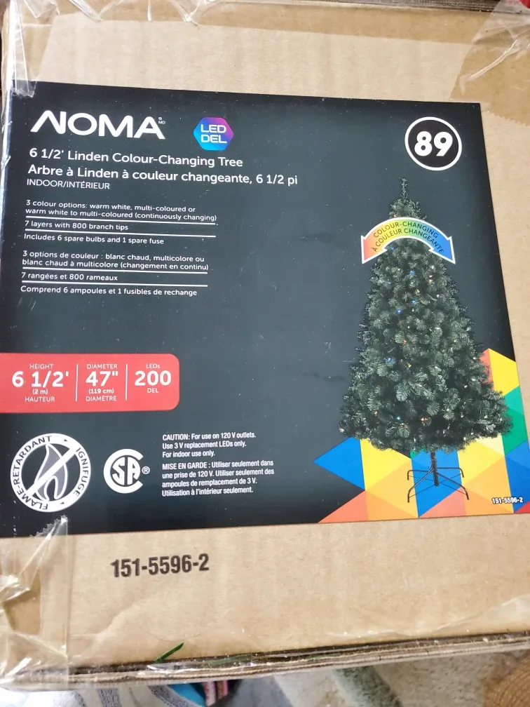 NOMA 6 1/2' Linden Colour-Changing Tree