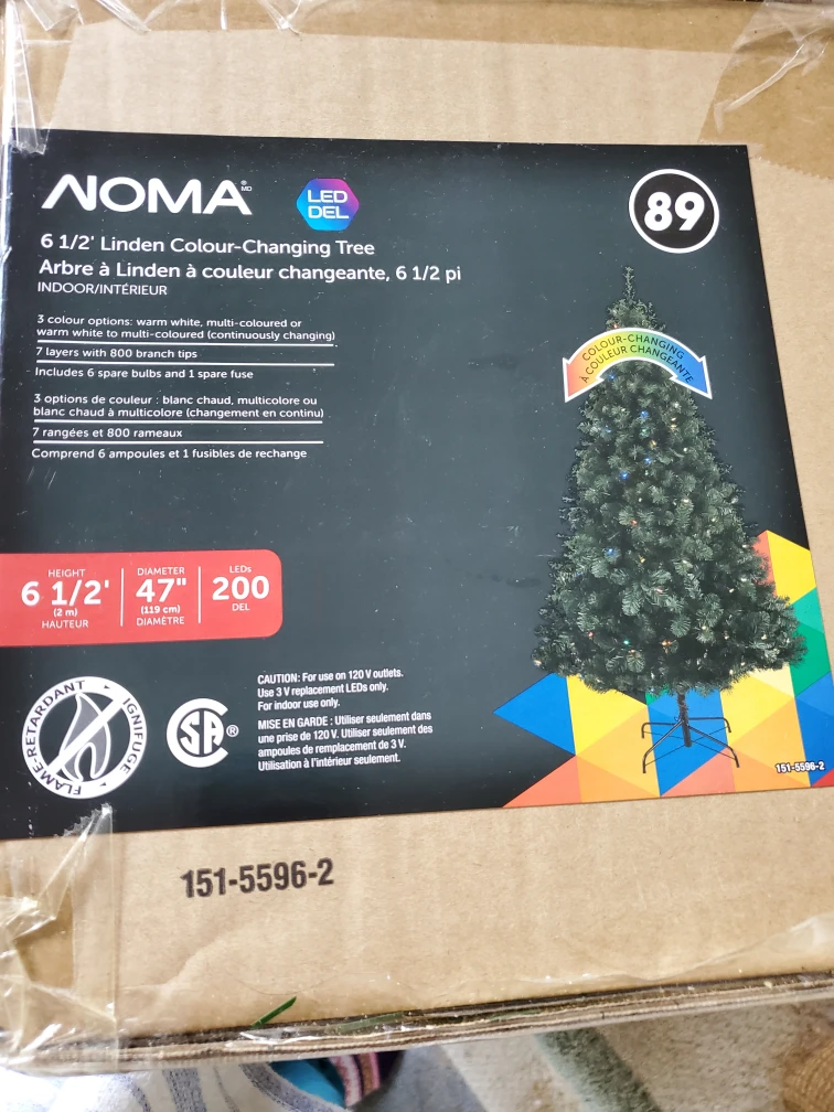 NOMA 6 1/2' Linden Colour-Changing Tree - photo 4