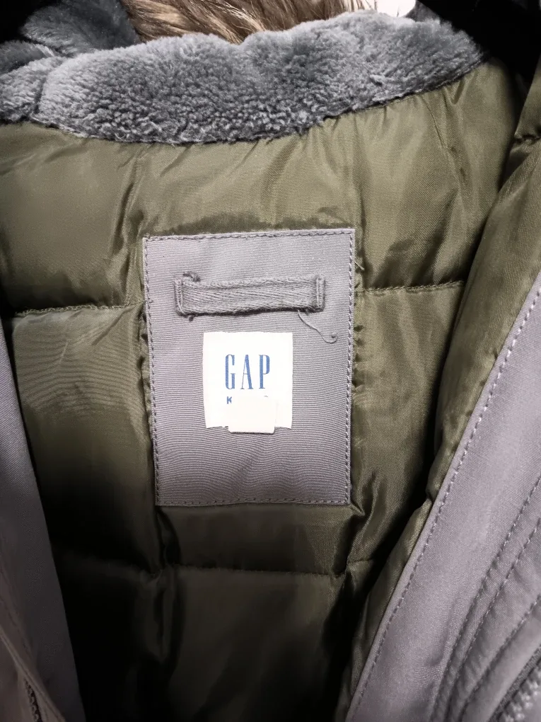 GAP Kids Grey Winter Parka - Size Large image indicator(4)