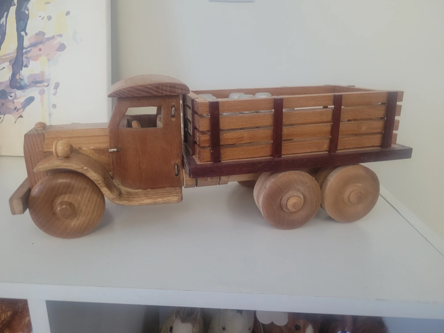 Vintage Kerby Wisconsin Wooden Milk Truck