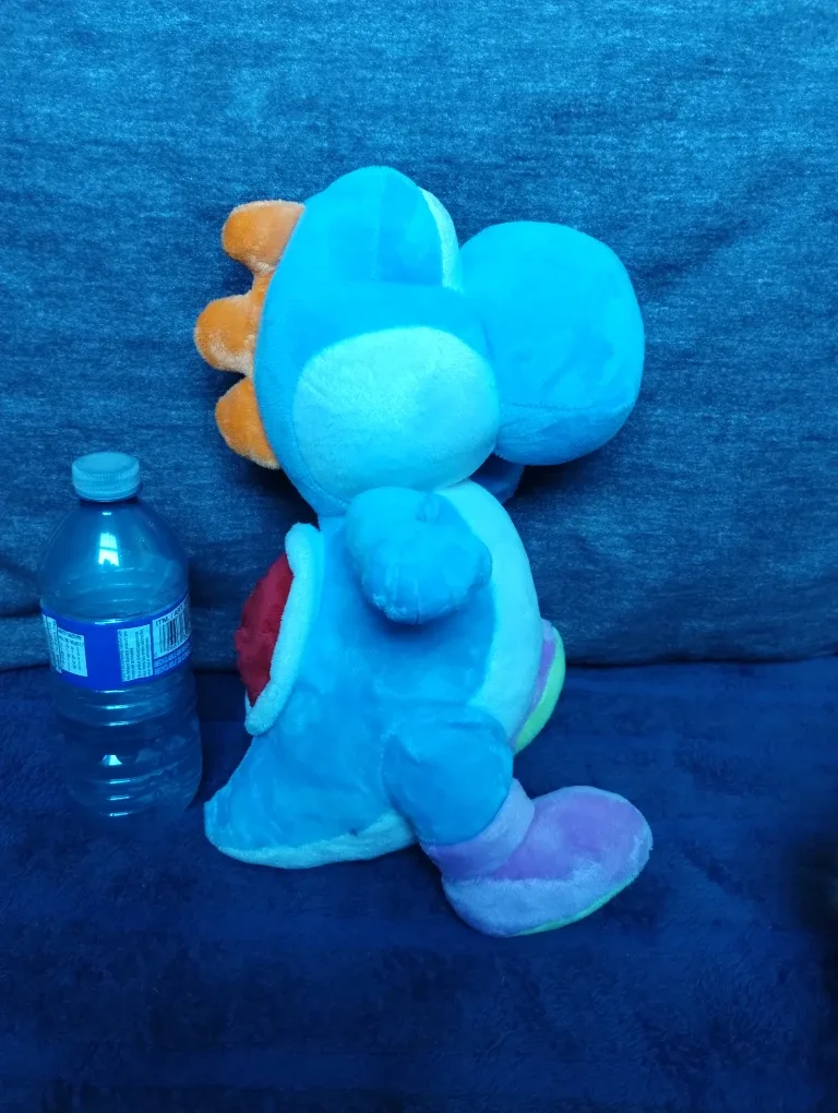 Super Mario Blue Yoshi Plushie image indicator(5)