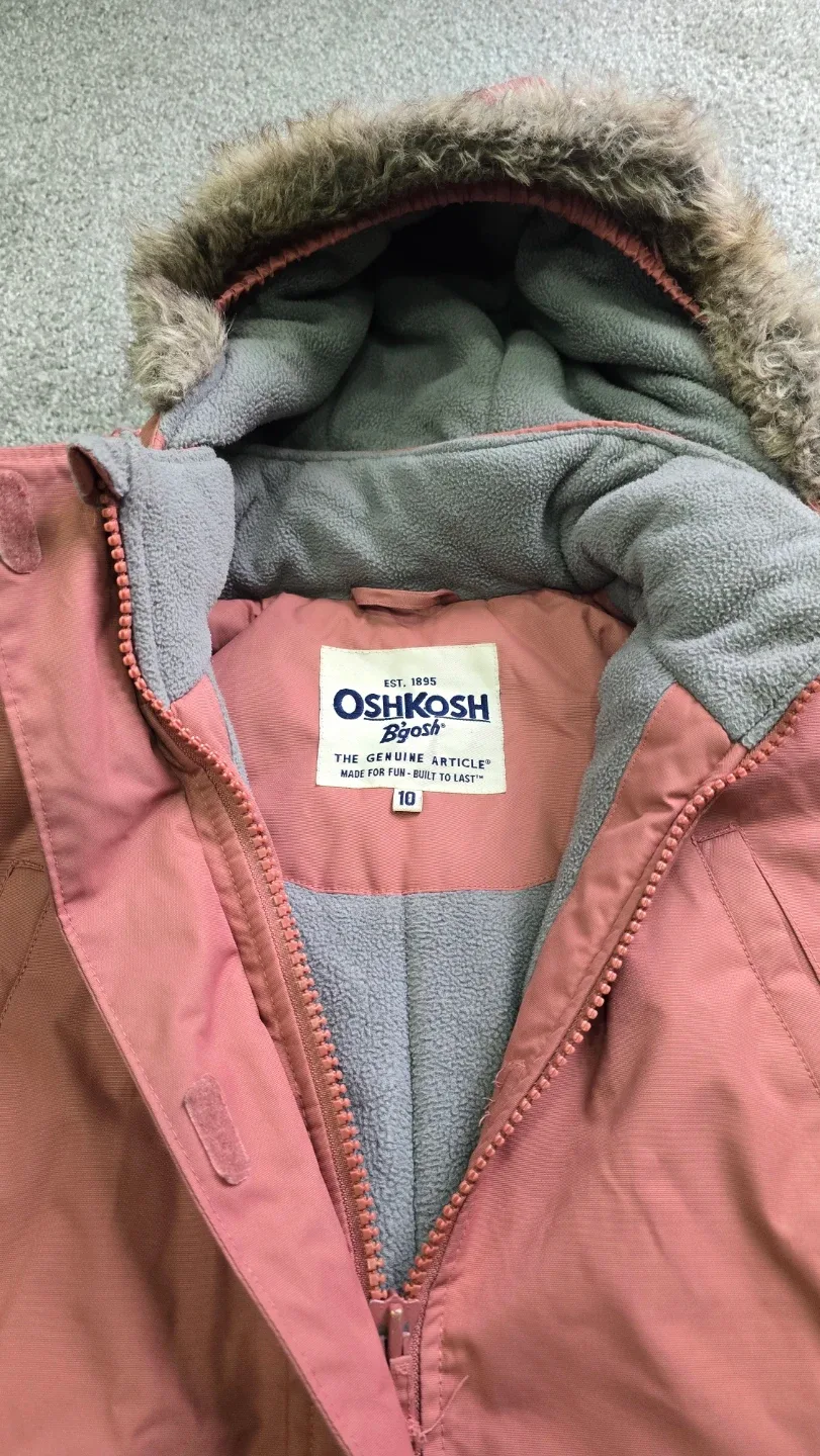 OshKosh B'gosh Girl's Winter Jacket, Size 10 image indicator(4)