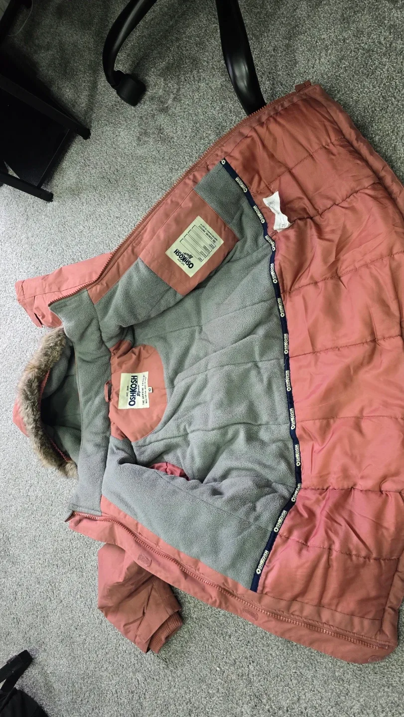 OshKosh B'gosh Girl's Winter Jacket, Size 10 image indicator(5)