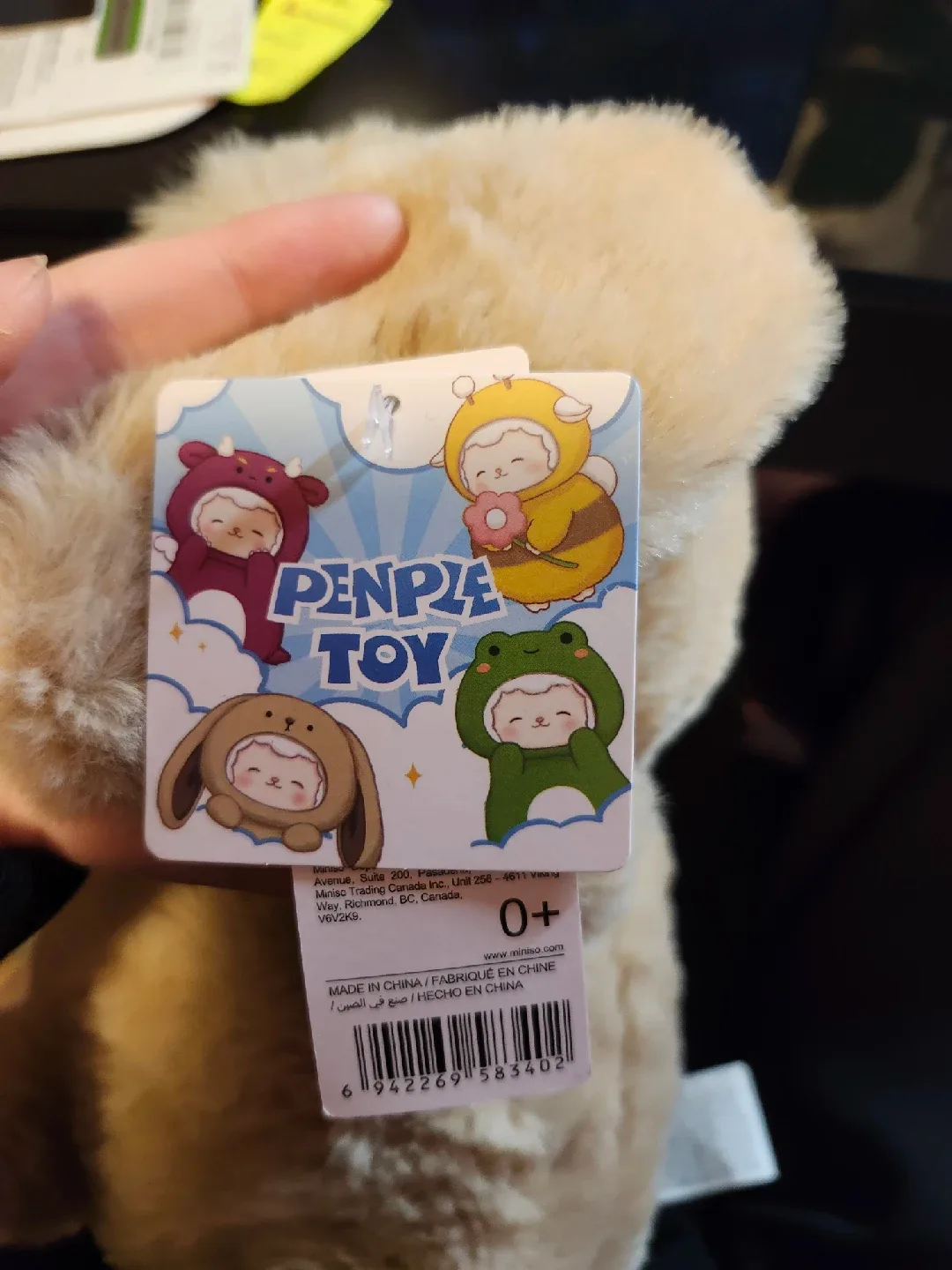 Penple Toy Bunny Plushie - New with Tags image indicator(2)