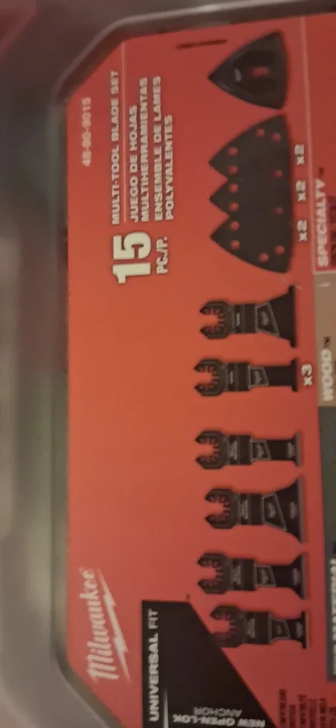 Milwaukee 15PC Multi-Tool Blade Set - New image indicator(2)