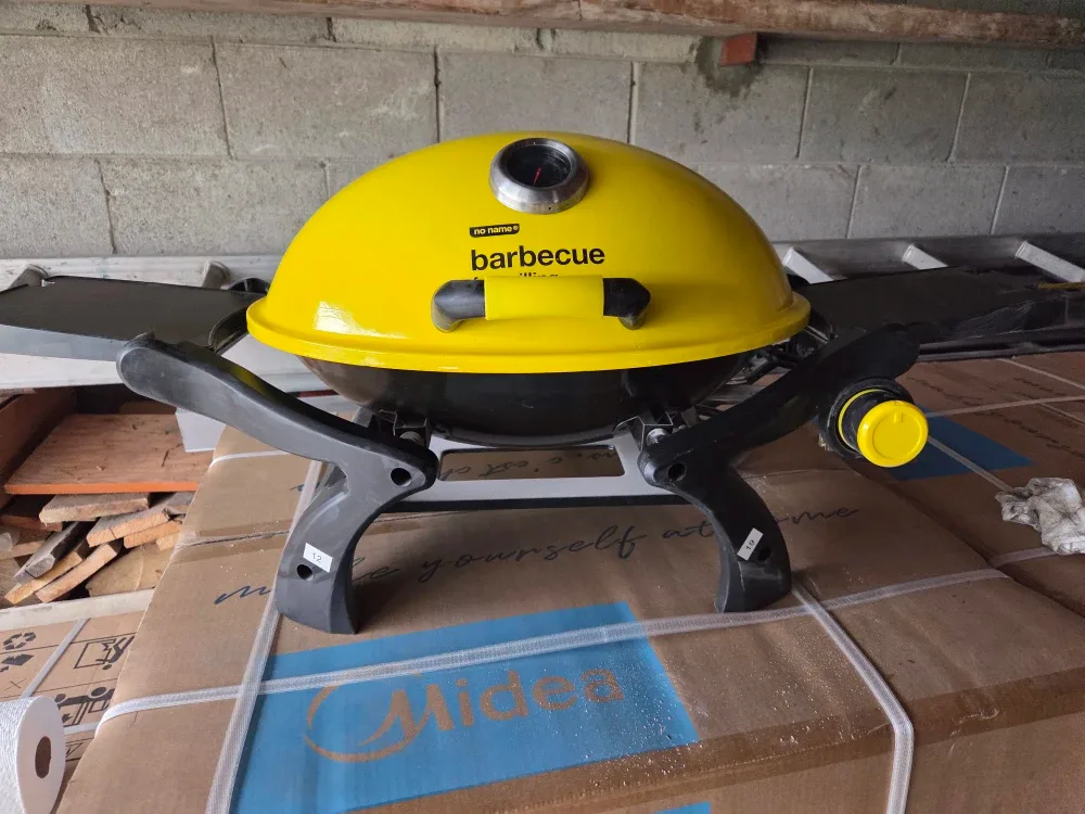No Name Barbecue Grill - Yellow & Black