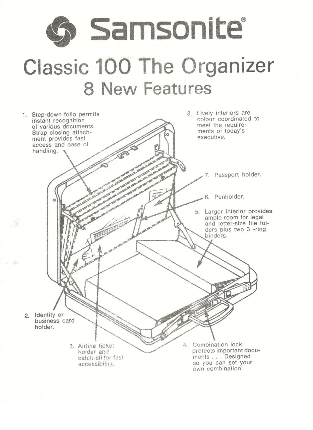 Samsonite Brown Hard Shell Briefcase image indicator(5)