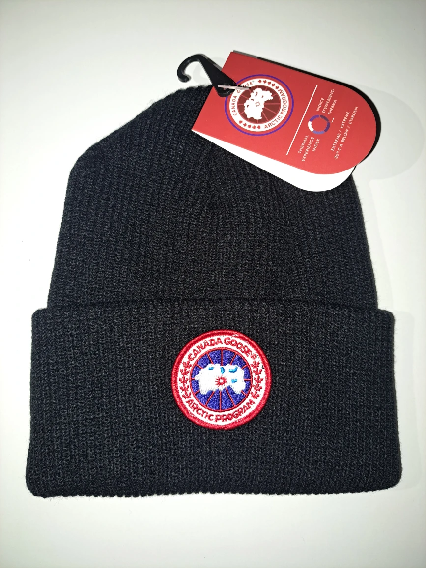 Canada Goose Arctic Program Black Beanie - New - photo 2