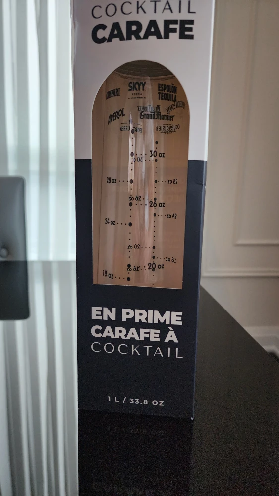 Cocktail Carafe with Recipes