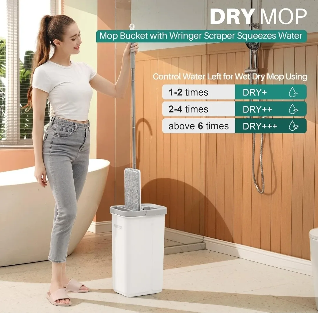 JOYMOOP Grey Mop Pad - Super Absorbent image indicator(7)