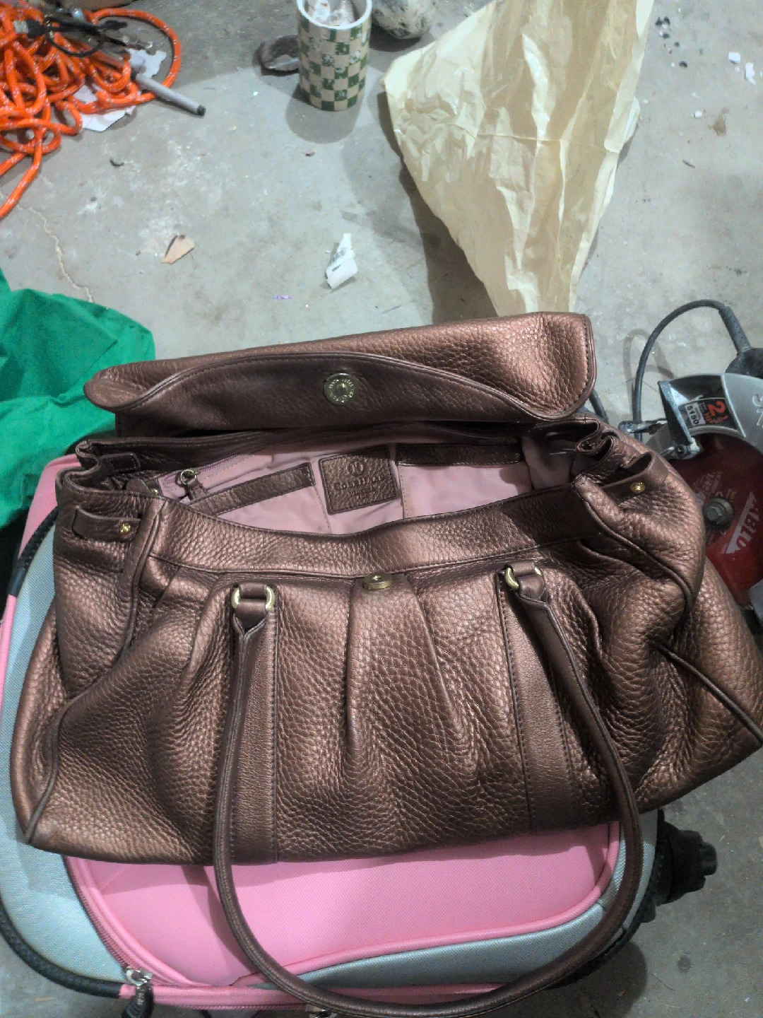 Cole Haan Vanessa Satchel - Bronze - photo 2