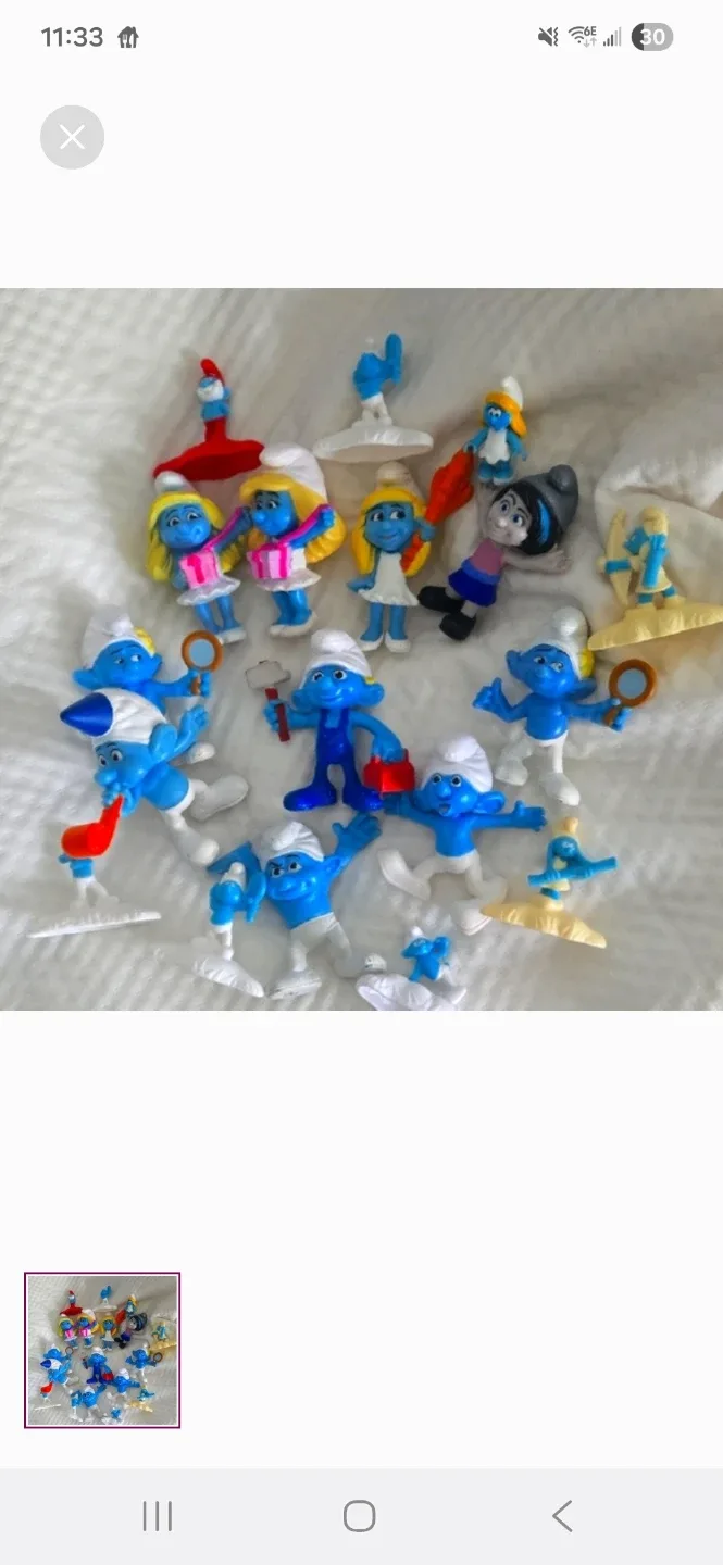 Smurfs Figurines Lot