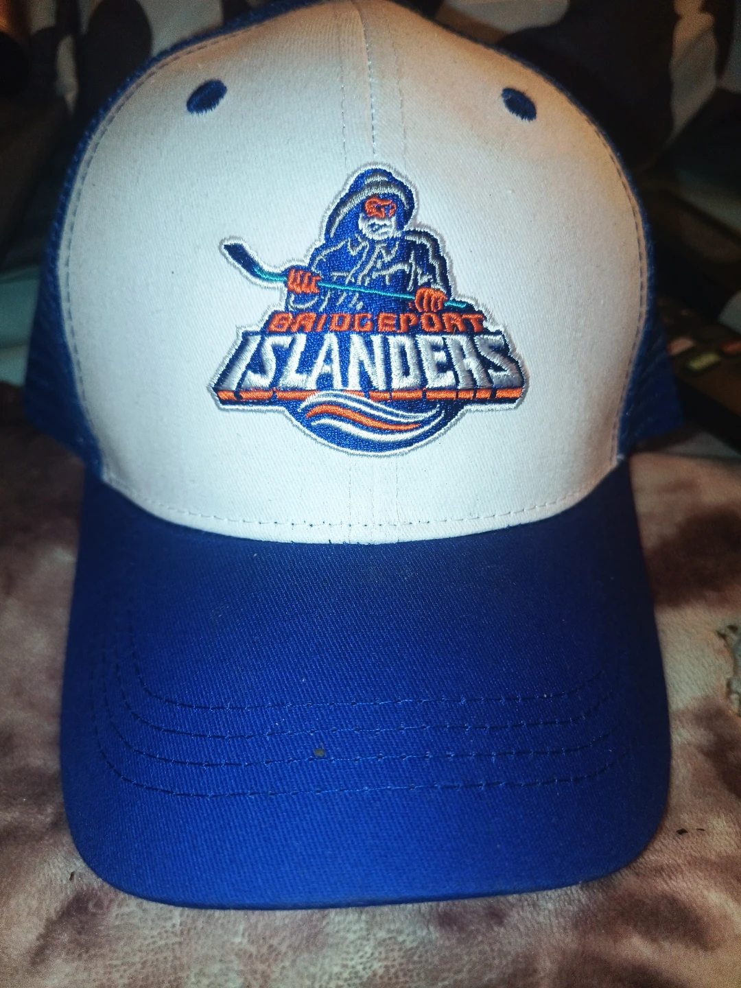 Bridgeport Islanders Blue & White Hat